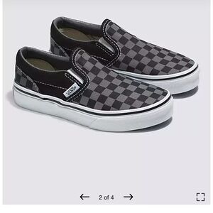Vans kids classic checkerboard slip on sz 3 price firm!